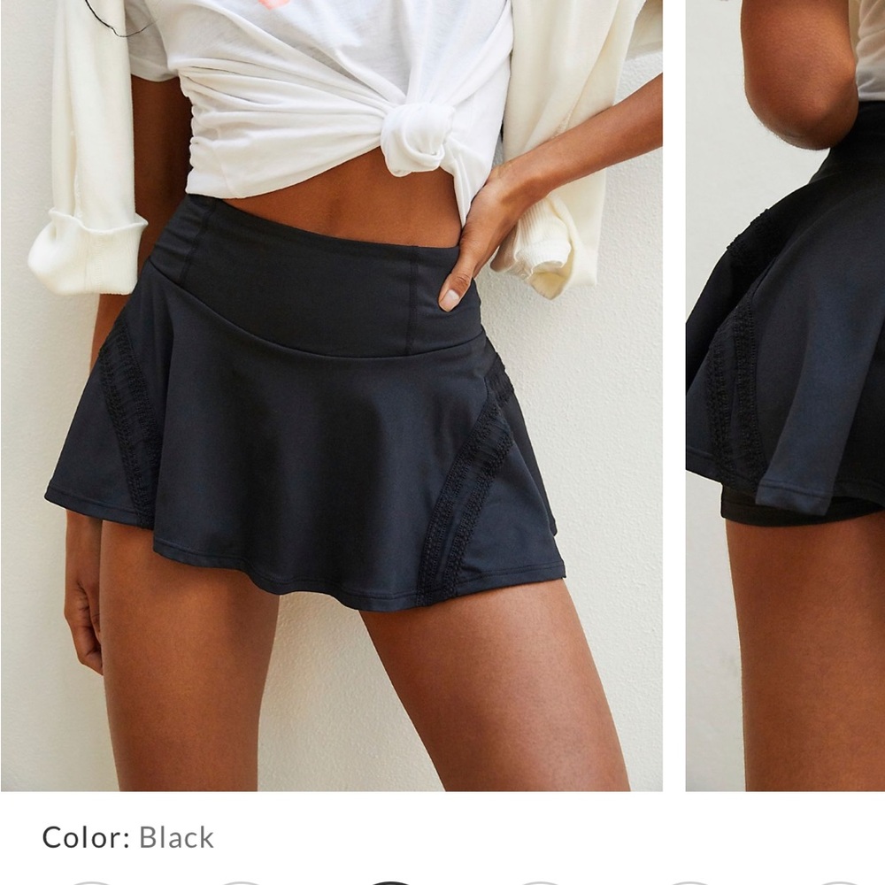 Pleats and Thank You FP Movement tennis skirt